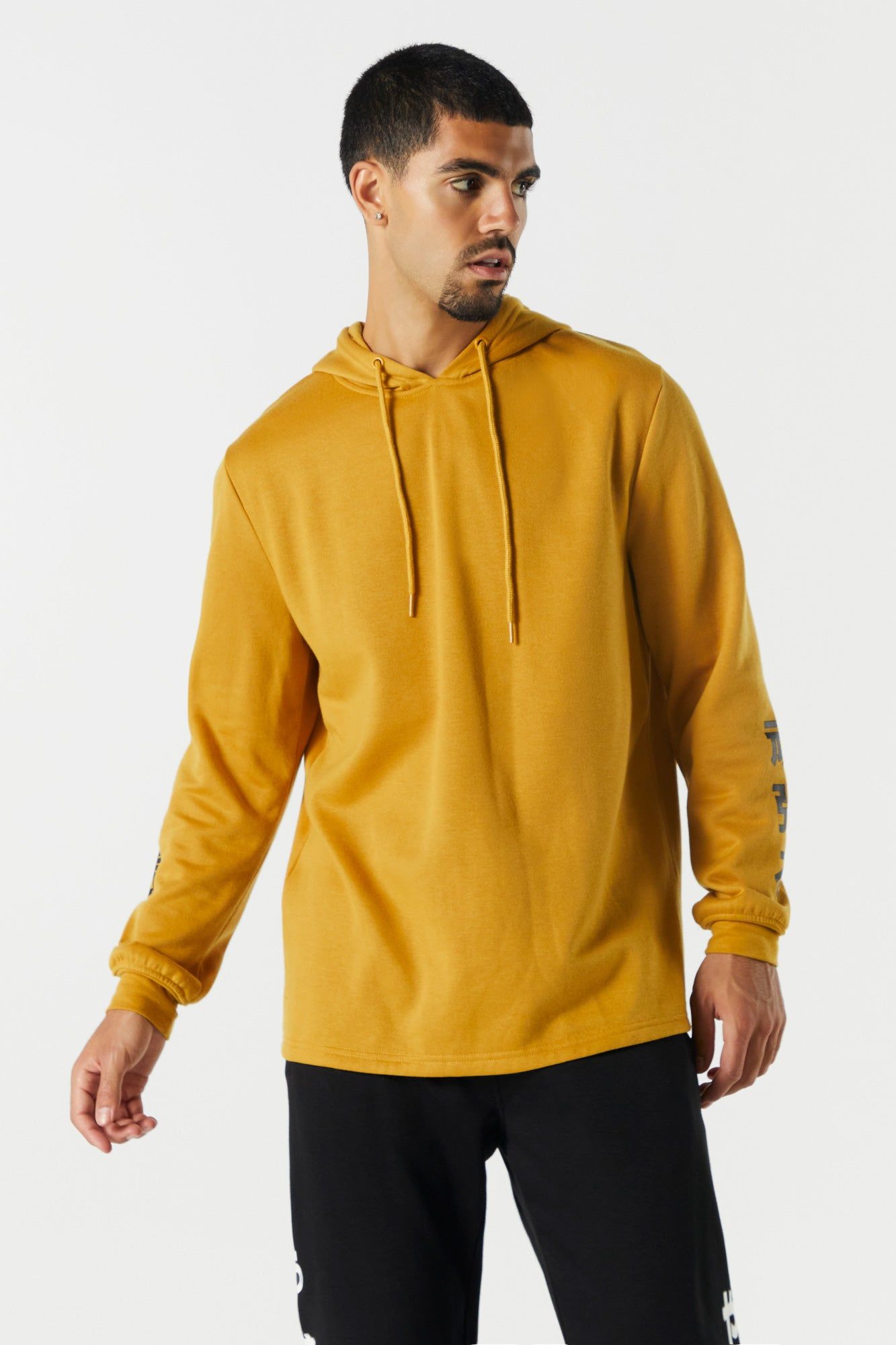 Layered Graphic Baseball Hoodie sold by Charlotte Russe product image thumbnail 2