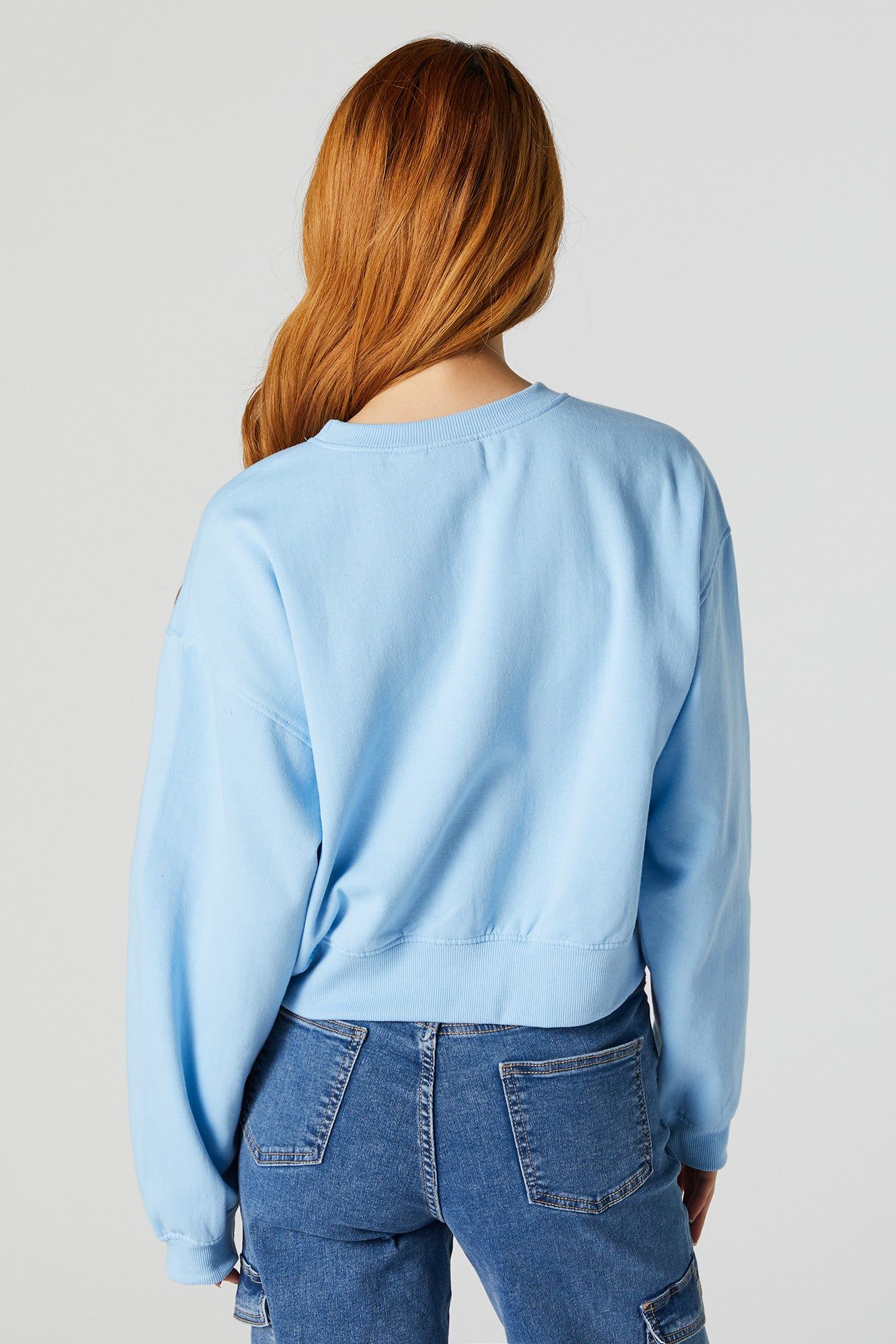 Snoopy Graphic Fleece Sweatshirt sold by Charlotte Russe product image thumbnail 4