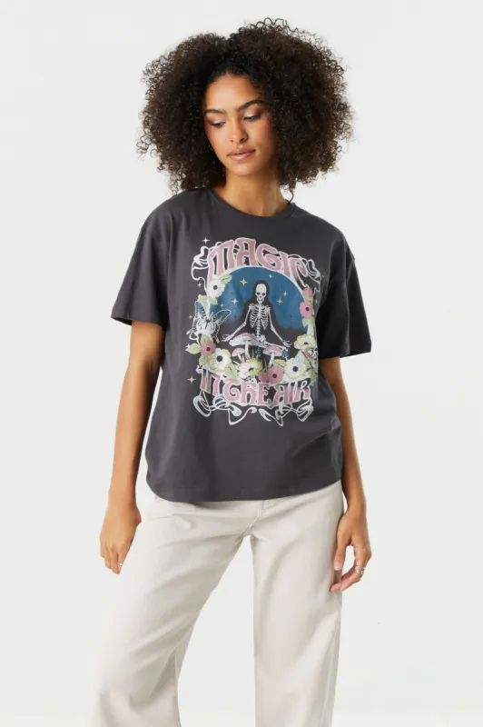Magic In The Air Graphic Boyfriend T-Shirt sold by Charlotte Russe