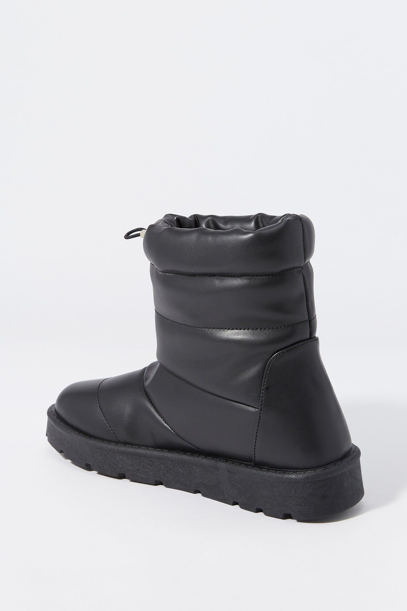 Faux-Leather Puffer Boot sold by Charlotte Russe product image thumbnail 3