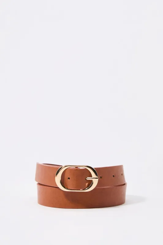 Oval Buckle Belt sold by Charlotte Russe