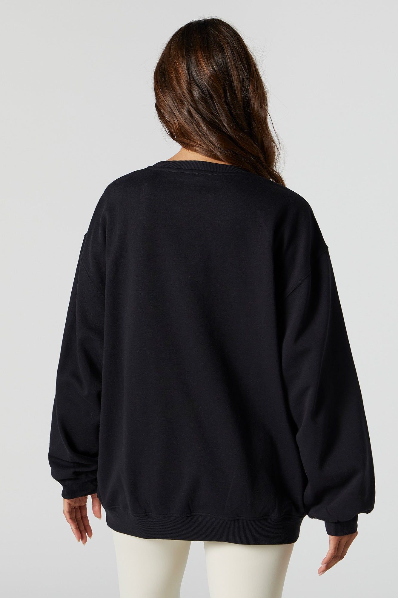 Mickey Graphic Boyfriend Sweatshirt sold by Charlotte Russe product image thumbnail 4