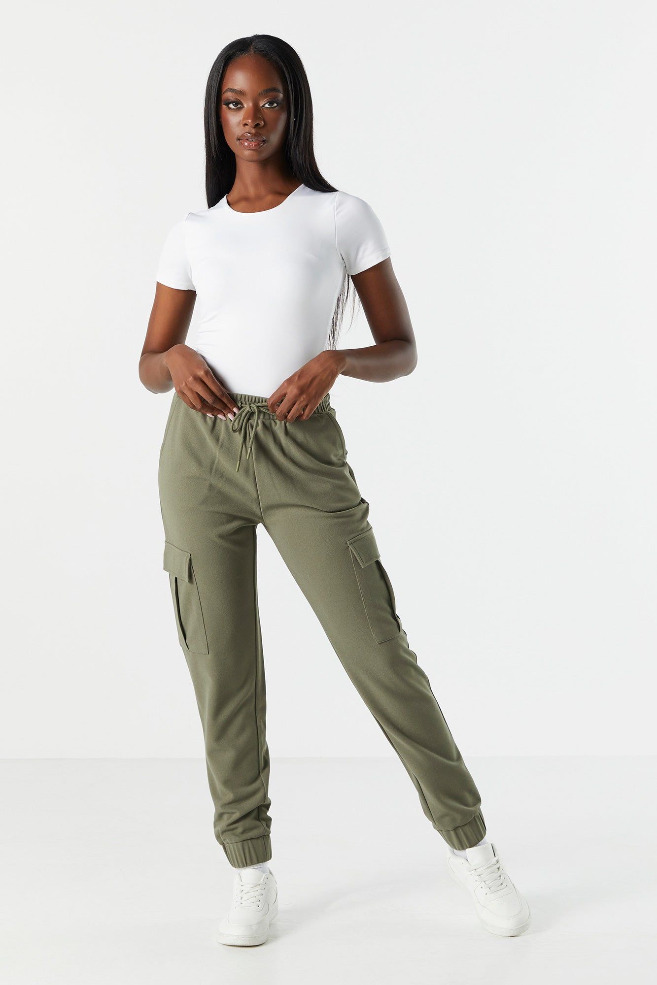 Crepe Cargo Jogger sold by Charlotte Russe