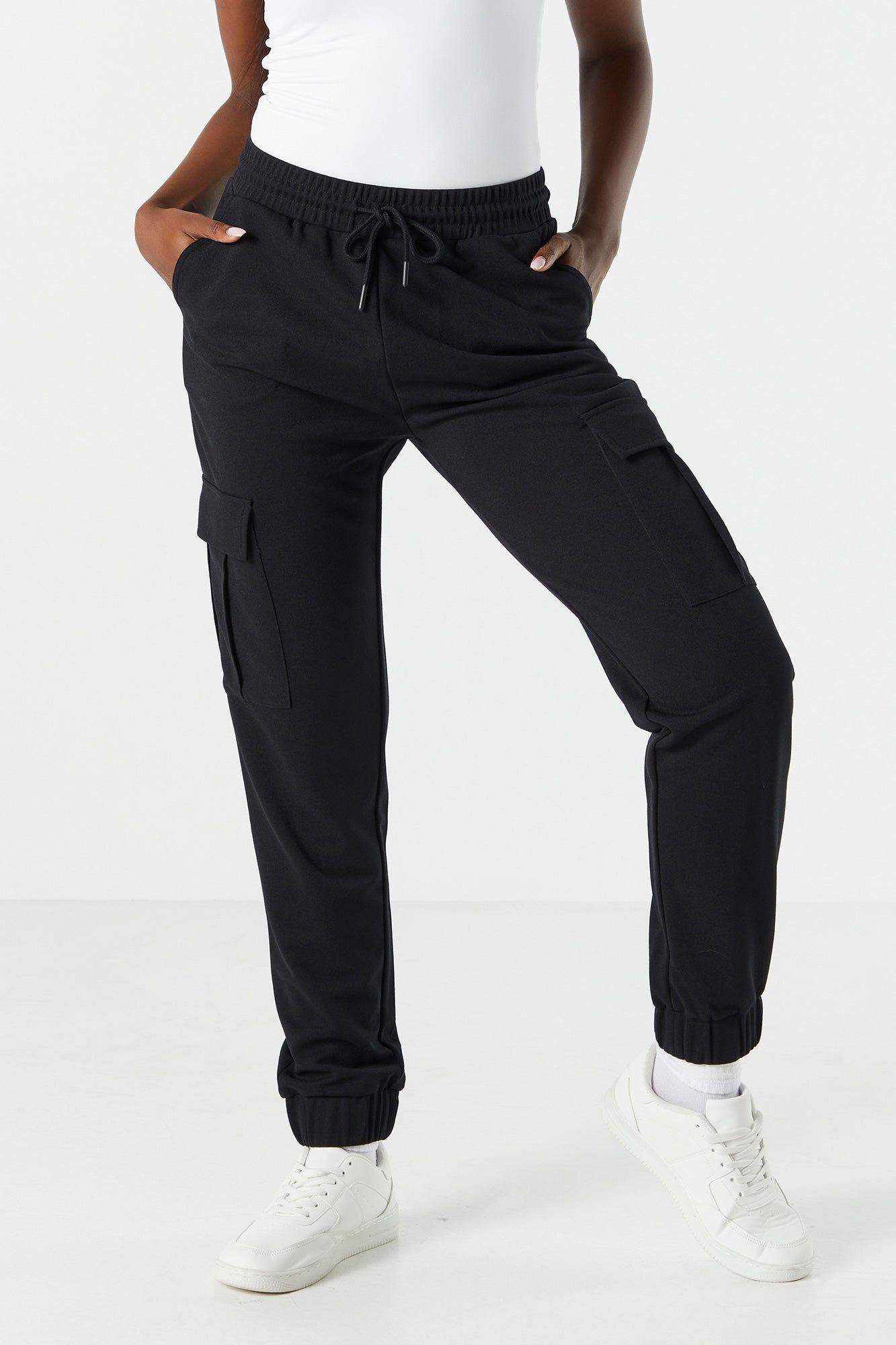 Crepe Cargo Jogger sold by Charlotte Russe product image thumbnail 5