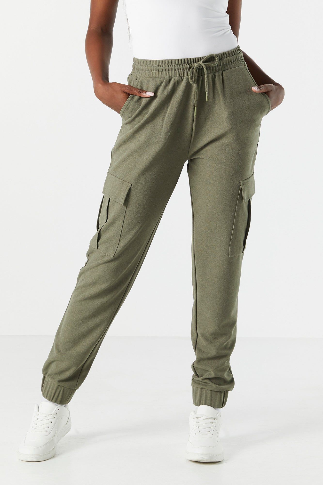 Crepe Cargo Jogger sold by Charlotte Russe product image thumbnail 2