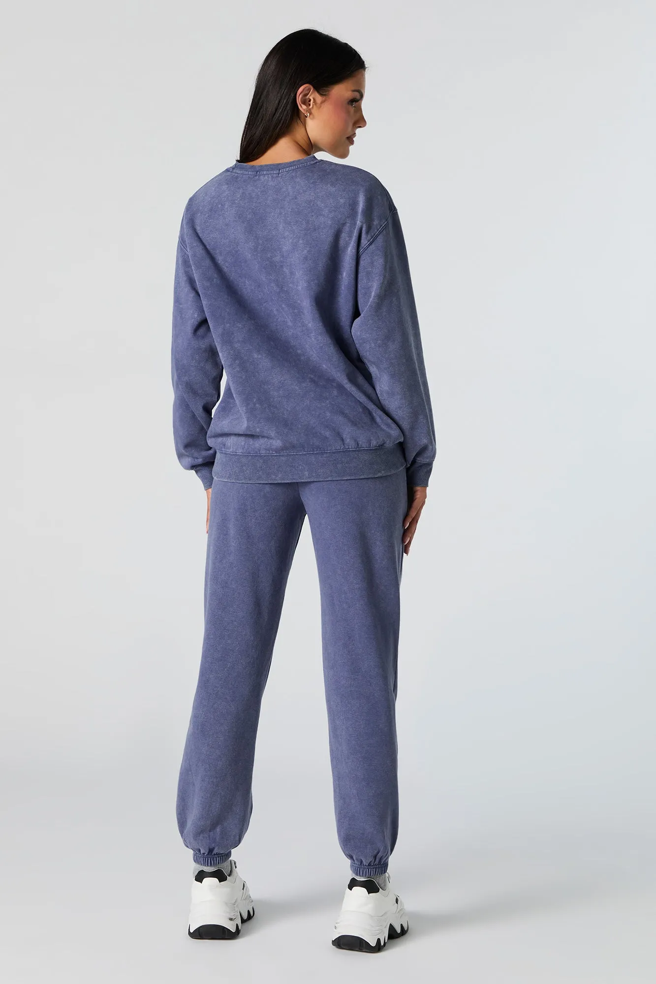 Washed Fleece Jogger sold by Charlotte Russe product image thumbnail 3
