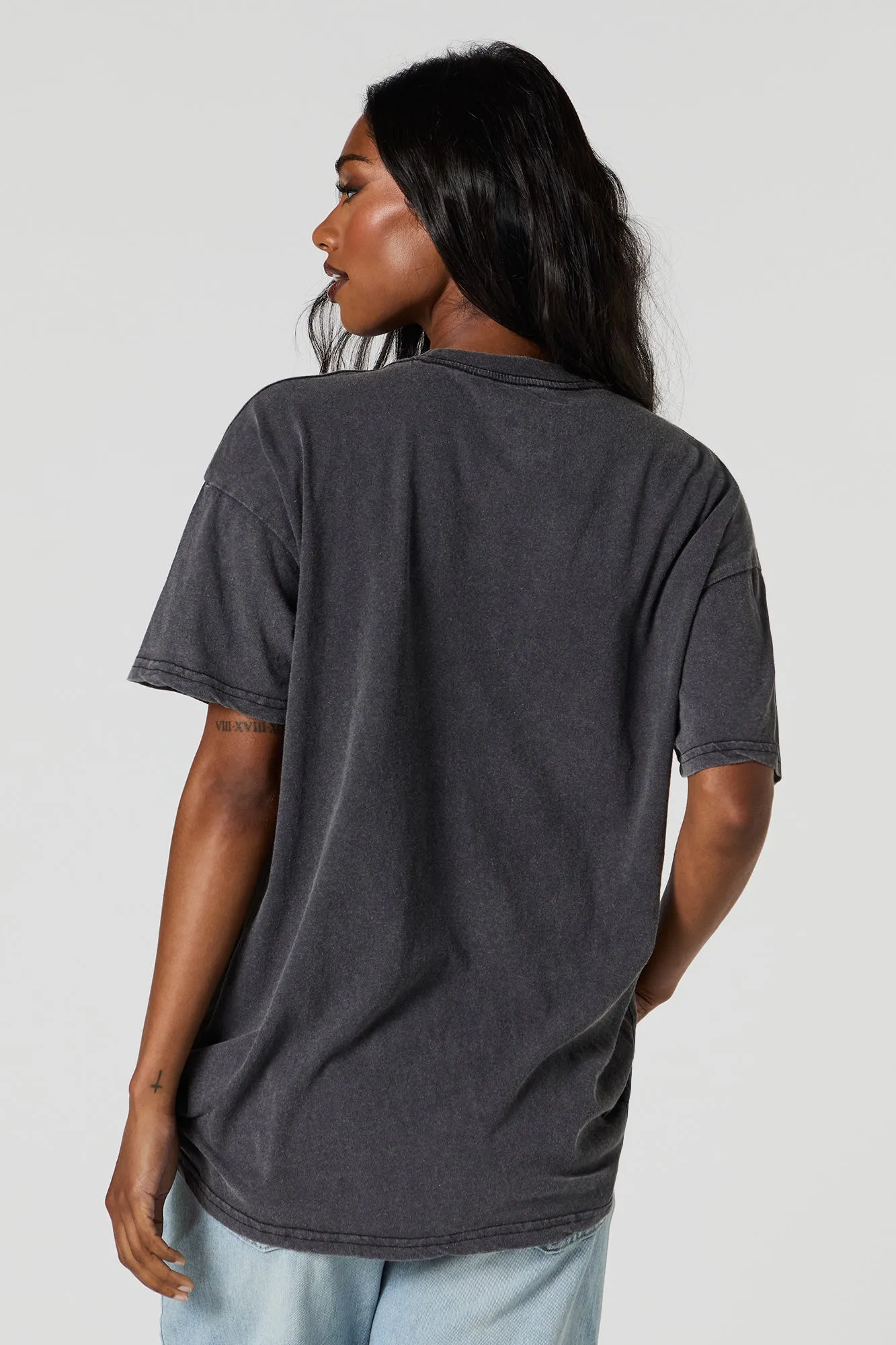 Los Angeles Ice Cube Graphic Boyfriend T-Shirt sold by Charlotte Russe product image thumbnail 4