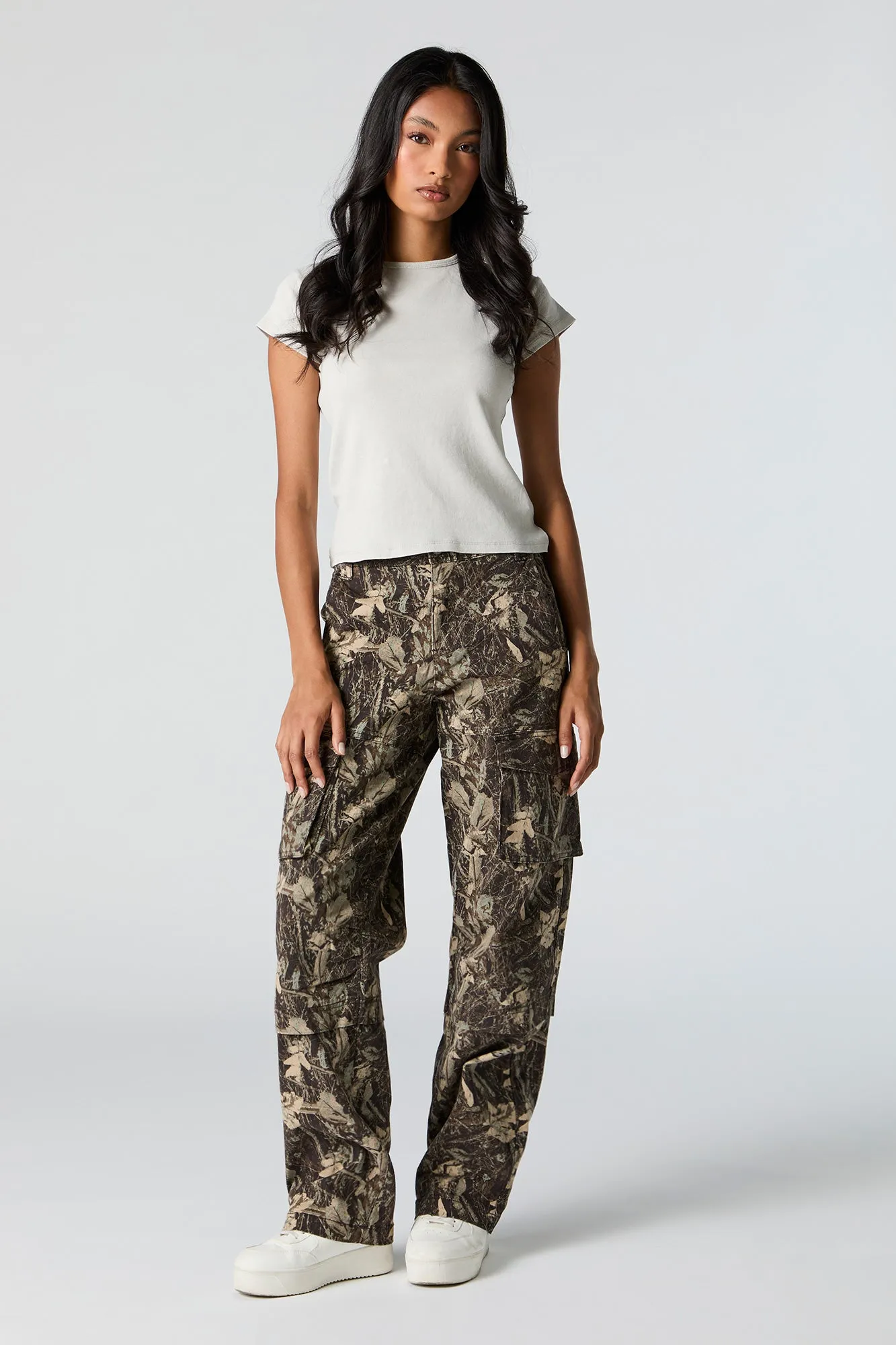 Straight Leg Cargo Pant sold by Charlotte Russe