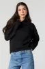 Solid Fleece Varsity Hoodie sold by Charlotte Russe
