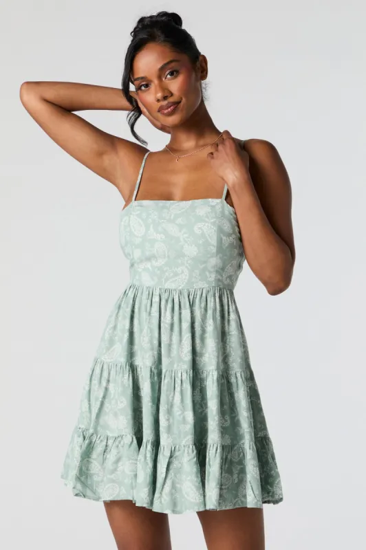 Floral Tiered Mini Dress sold by Charlotte Russe