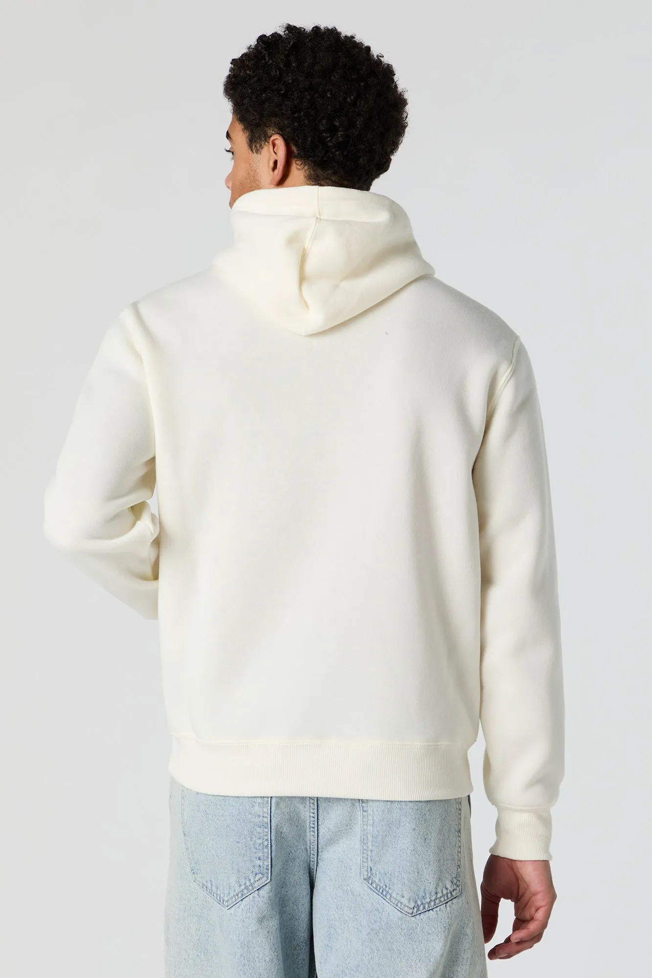 New York Embroidered Fleece Hoodie sold by Charlotte Russe product image thumbnail 3