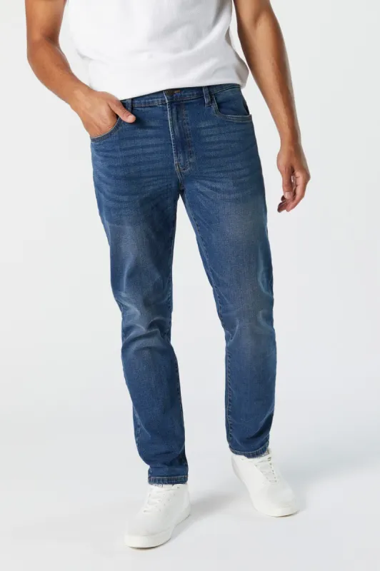 Medium Wash Denim Athletic Jean sold by Charlotte Russe