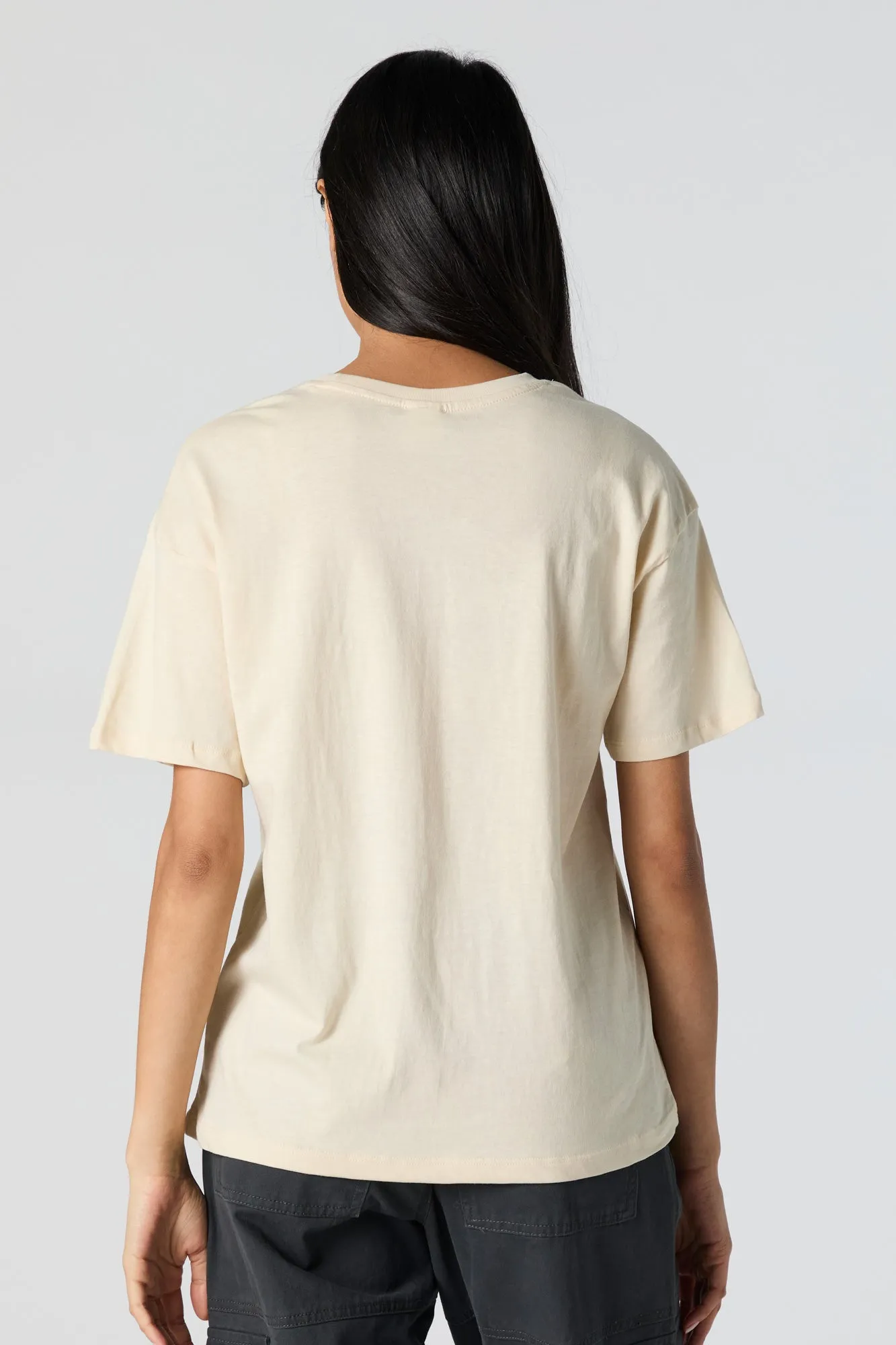 Cute Kitten Club Graphic Boyfriend T-Shirt sold by Charlotte Russe product image thumbnail 4