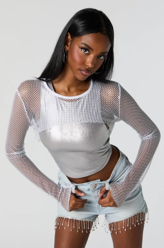 Rhinestone Bolero sold by Charlotte Russe