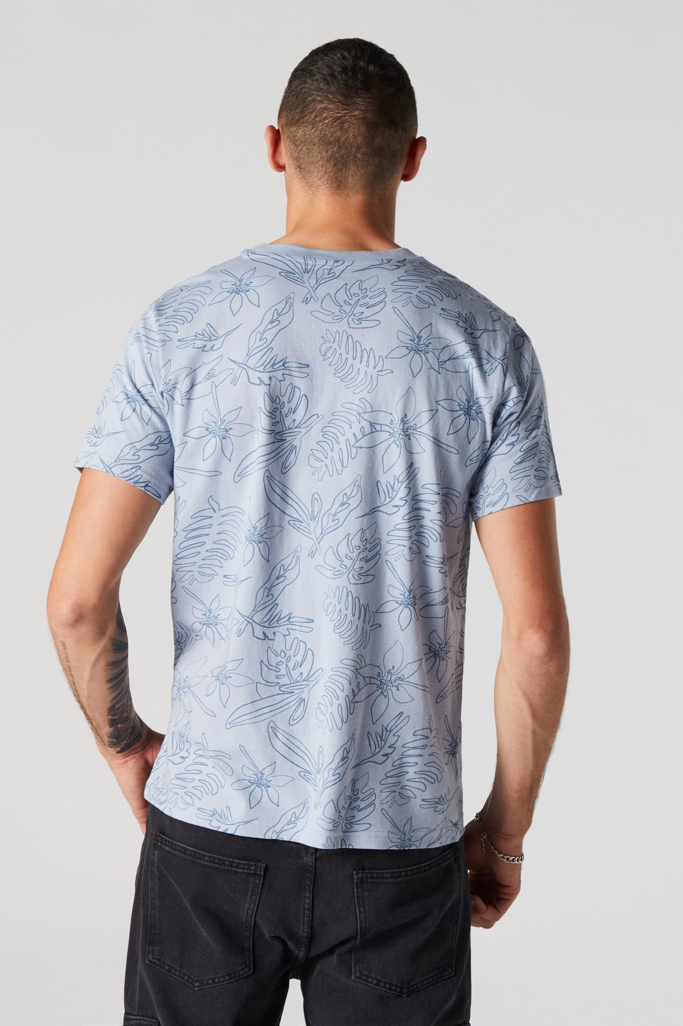 Chunky Floral Graphic T-Shirt sold by Charlotte Russe product image thumbnail 2