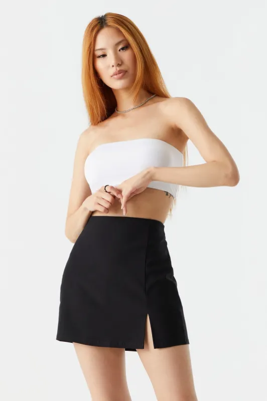 Leg Slit Mini Skirt sold by Charlotte Russe