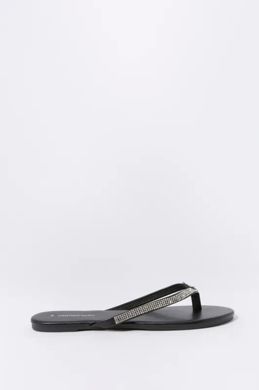 Rhinestone Flip Flop sold by Charlotte Russe