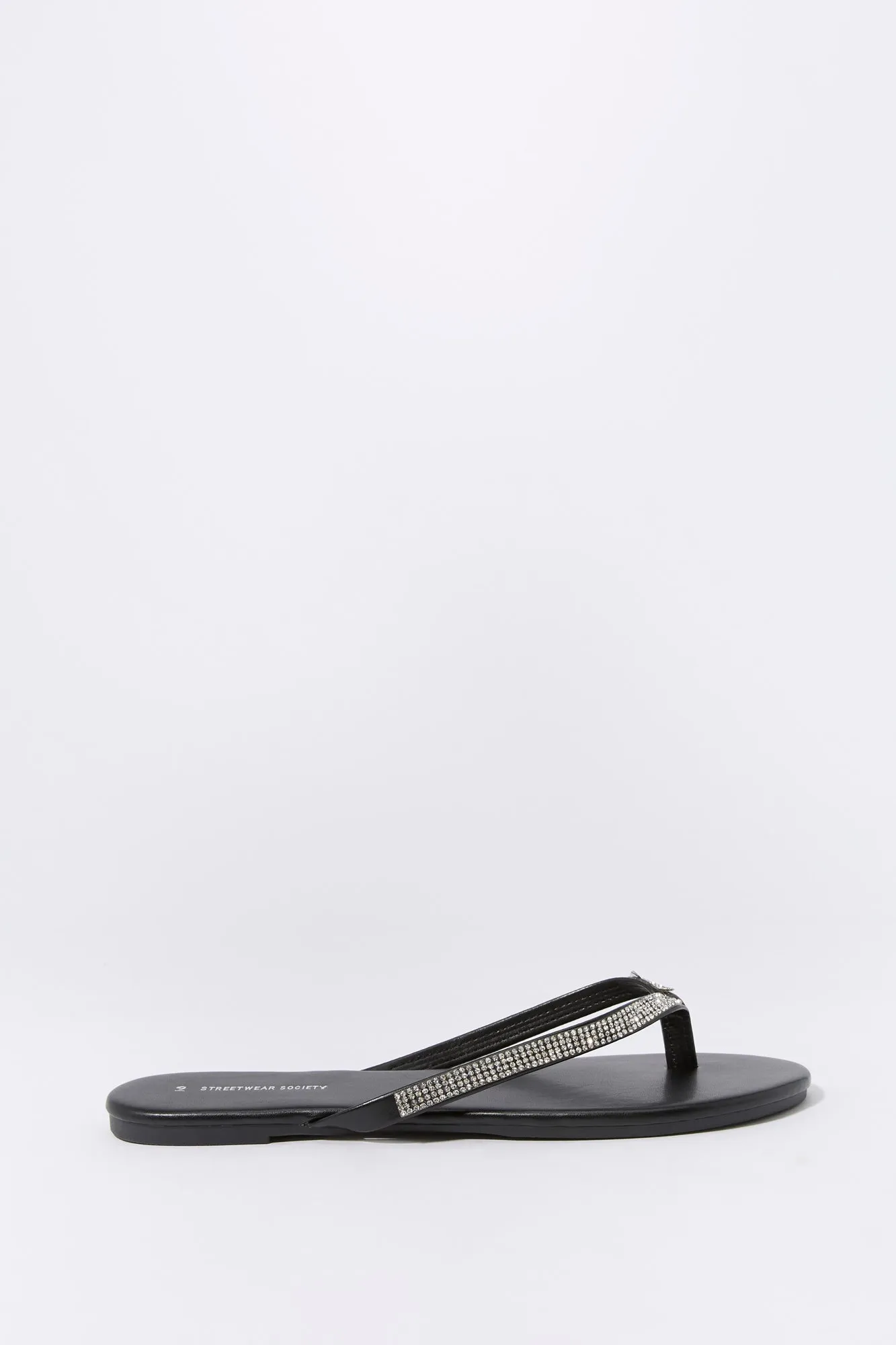 Rhinestone Flip Flop sold by Charlotte Russe