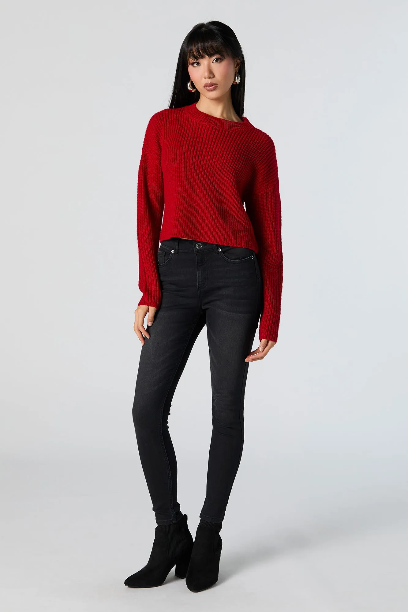 Rio Black Wash Skinny Jean sold by Charlotte Russe