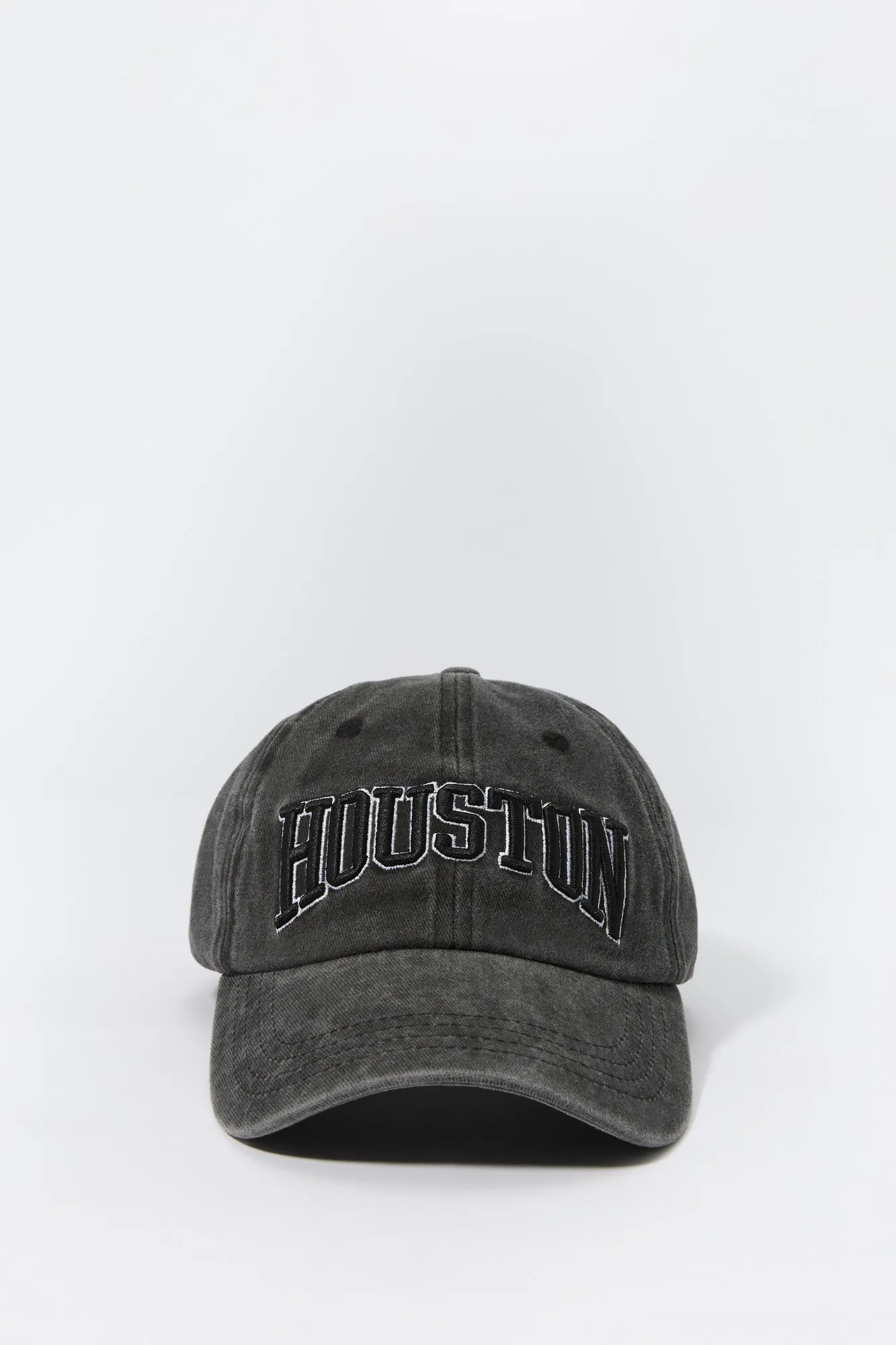 Houston Embroidered Washed Baseball Hat sold by Charlotte Russe