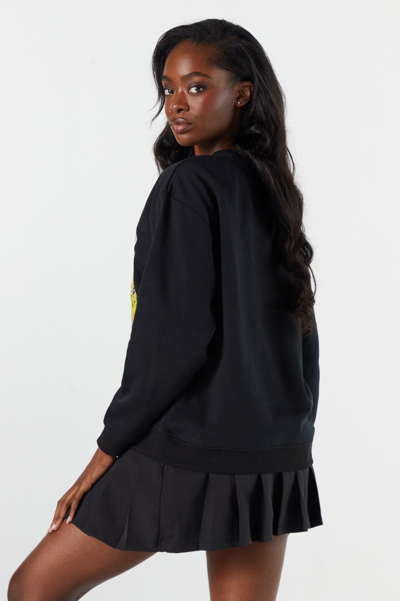 Def Leppard Graphic Fleece Sweatshirt sold by Charlotte Russe product image thumbnail 2