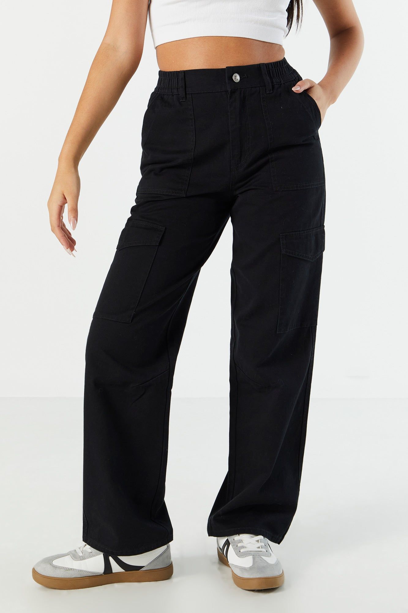Wide Leg Cargo Pant sold by Charlotte Russe product image thumbnail 3