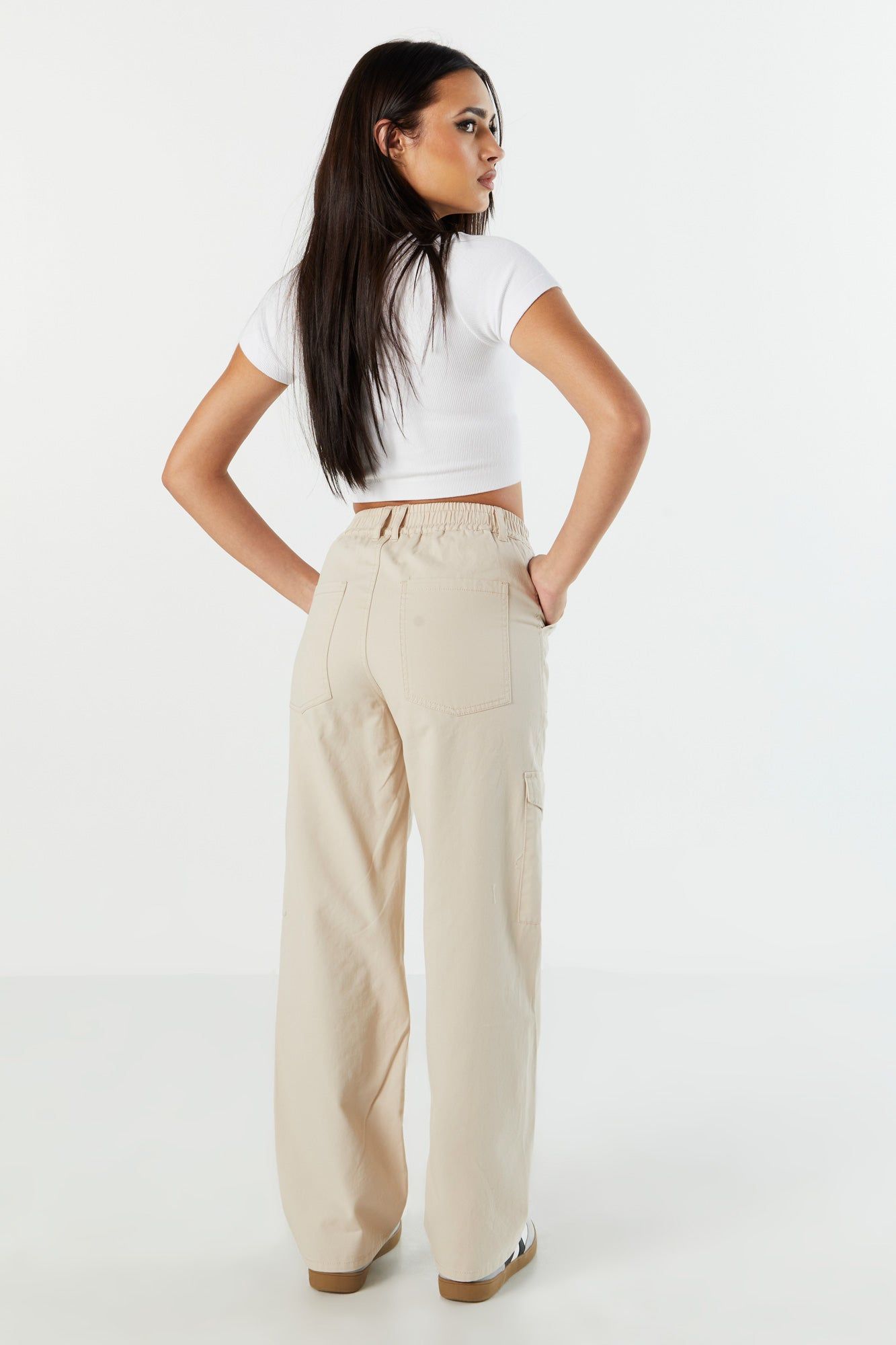 Wide Leg Cargo Pant sold by Charlotte Russe product image thumbnail 16