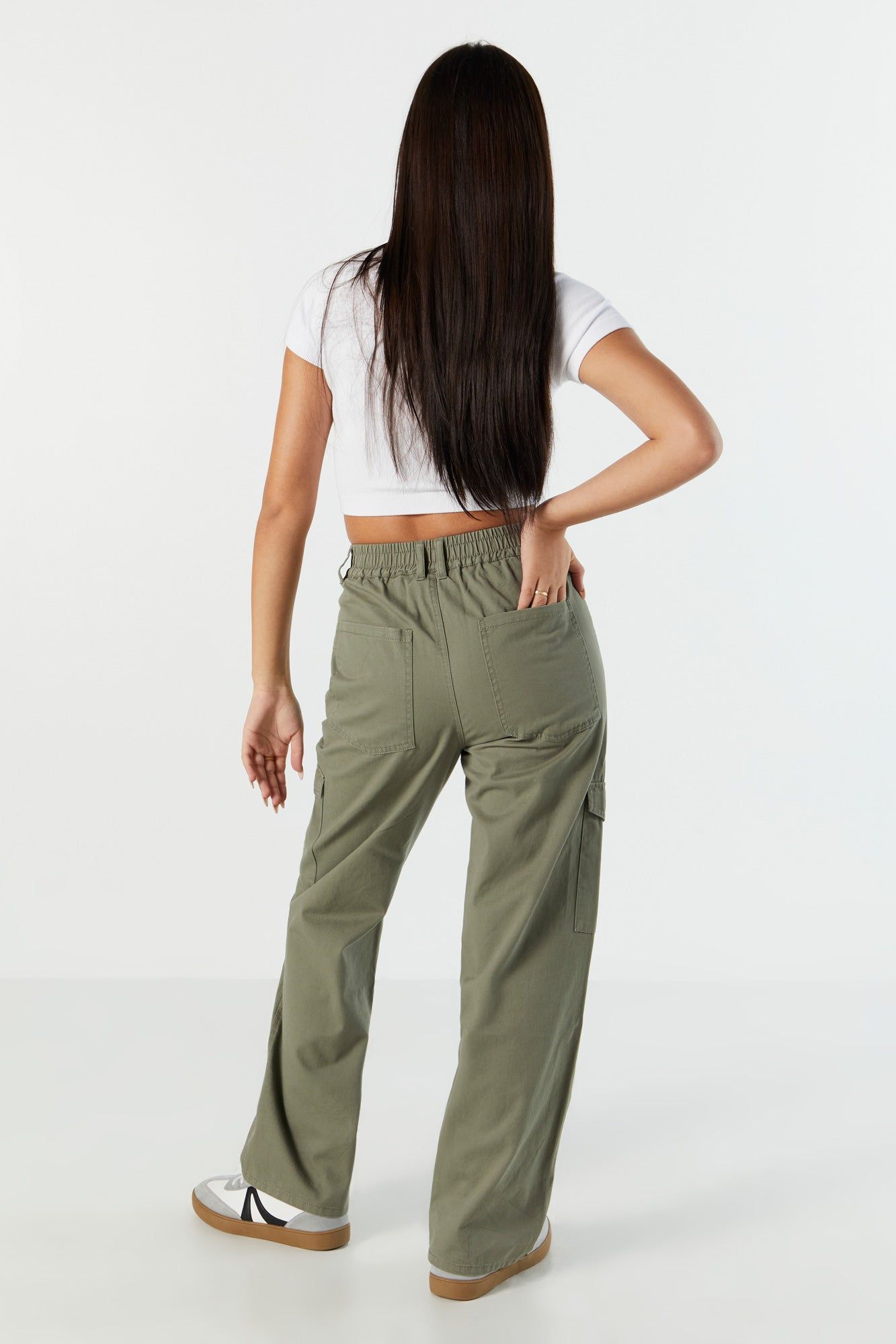 Wide Leg Cargo Pant sold by Charlotte Russe product image thumbnail 9