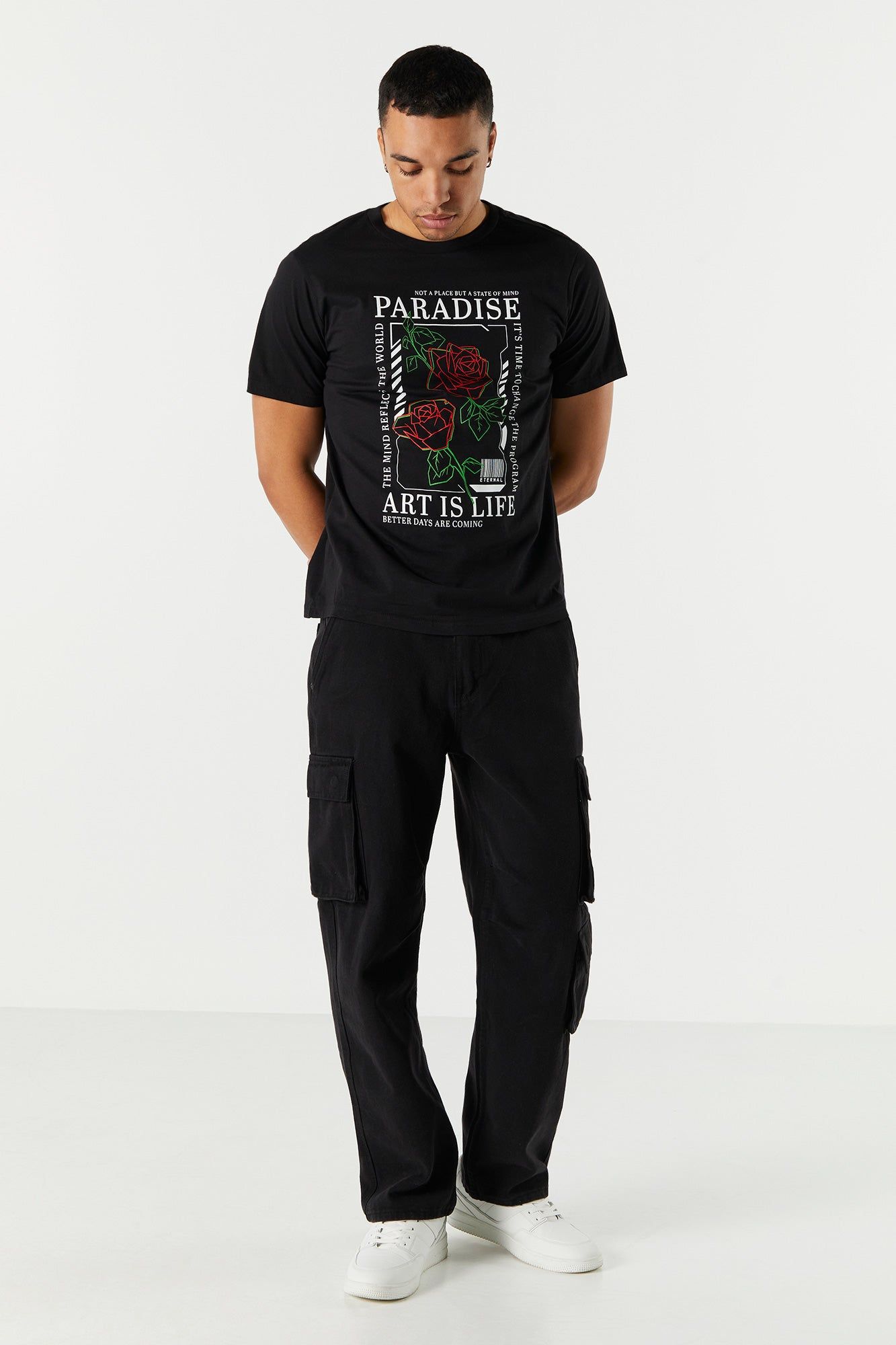 Art Is Life Graphic T-Shirt sold by Charlotte Russe product image thumbnail 3