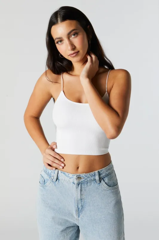 Seamless Ribbed Cami sold by Charlotte Russe