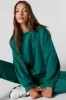Oversized Fleece Sweatshirt sold by Charlotte Russe