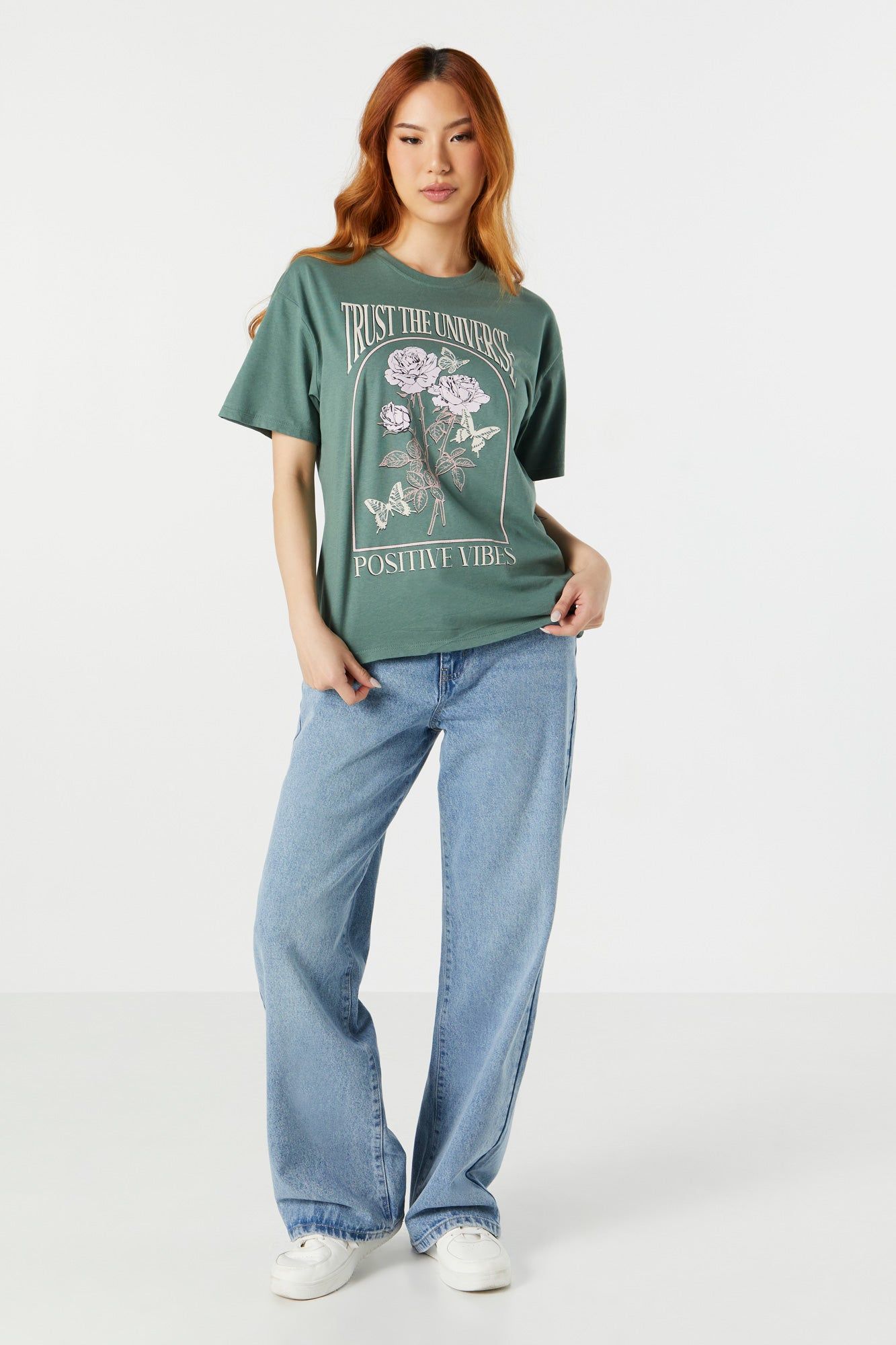 Trust The Universe Graphic T-Shirt sold by Charlotte Russe product image thumbnail 3