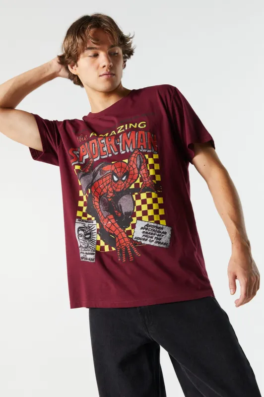 The Amazing Spiderman Graphic T-Shirt sold by Charlotte Russe