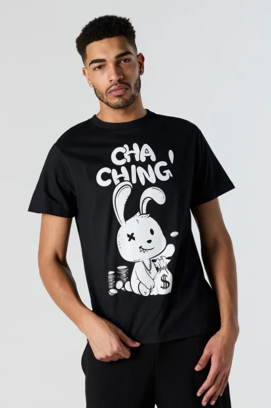 Cha Ching Graphic T-Shirt sold by Charlotte Russe