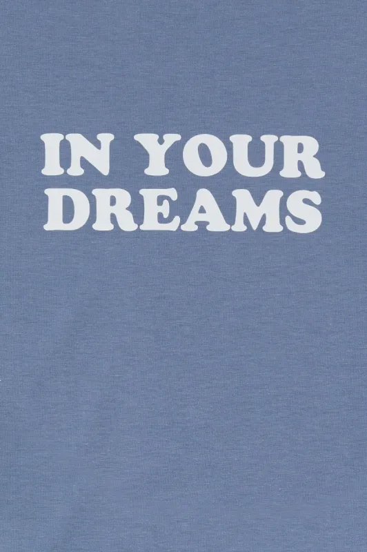 In Your Dreams Graphic Cinched Baby T-Shirt sold by Charlotte Russe