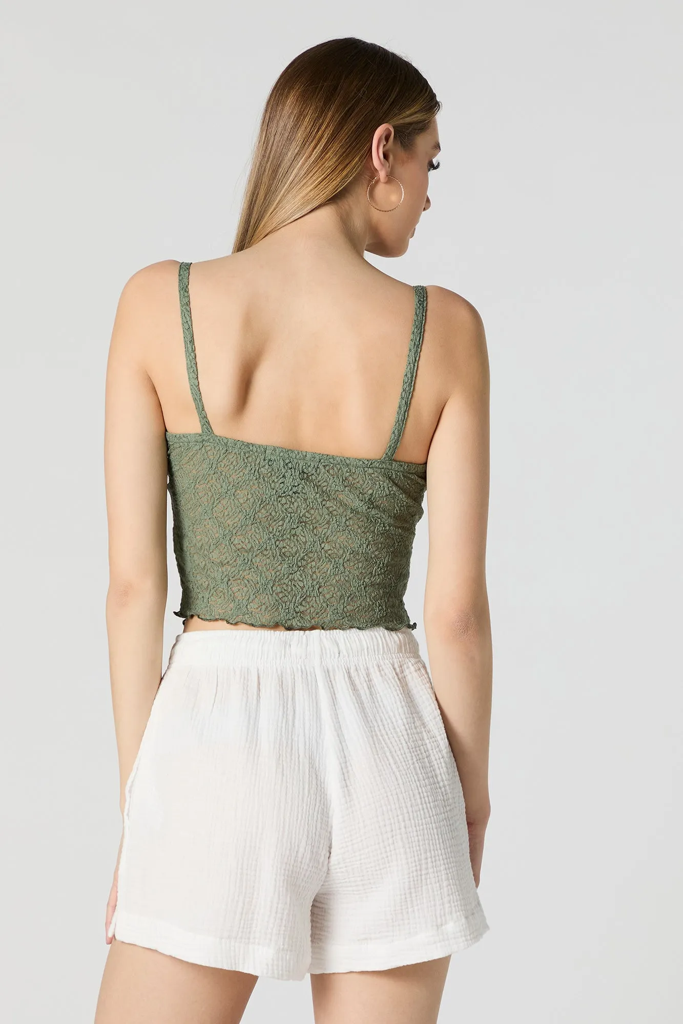 Lace V-Neck Butterfly Cami sold by Charlotte Russe product image thumbnail 3
