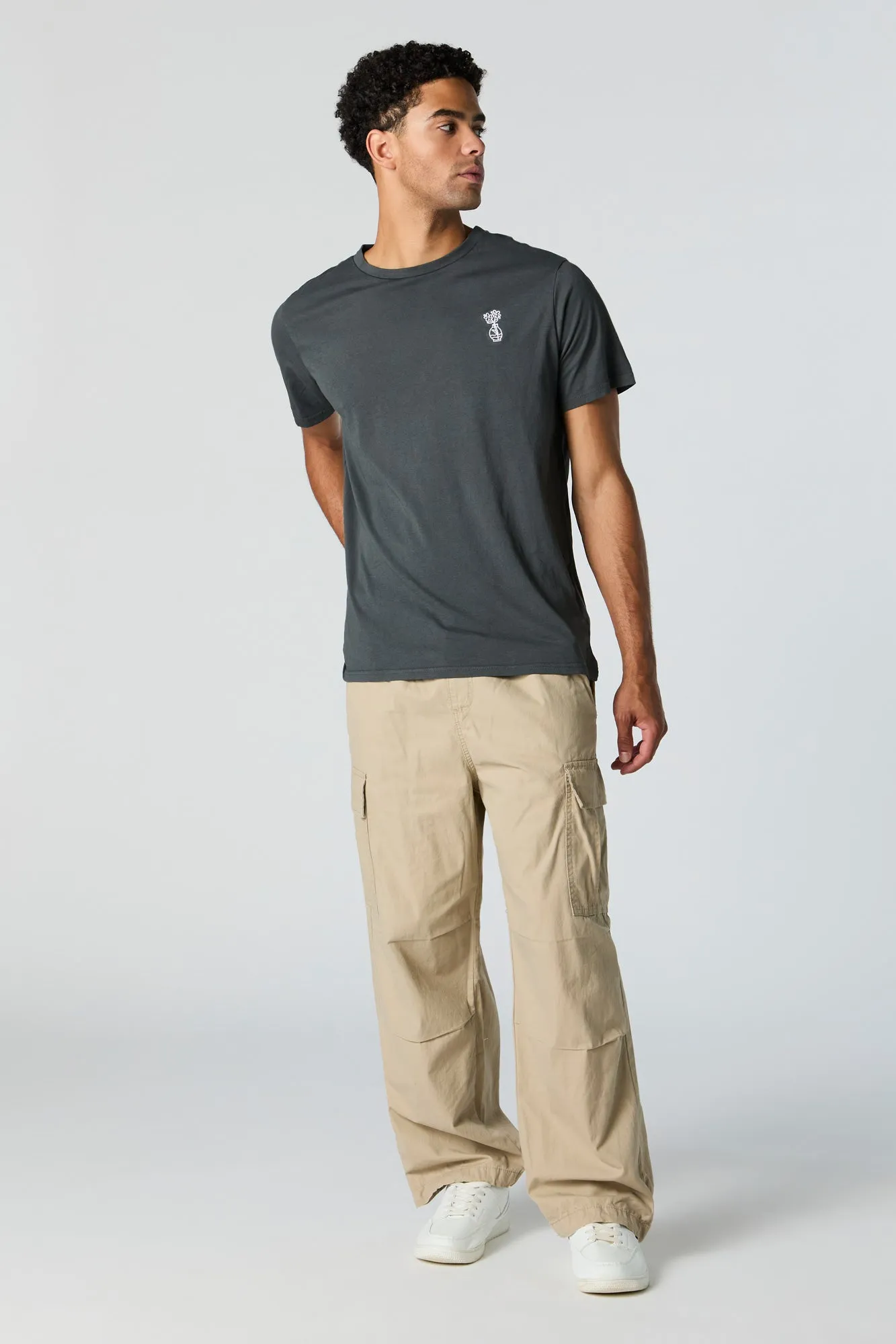 Embroidered T-Shirt sold by Charlotte Russe product image thumbnail 5