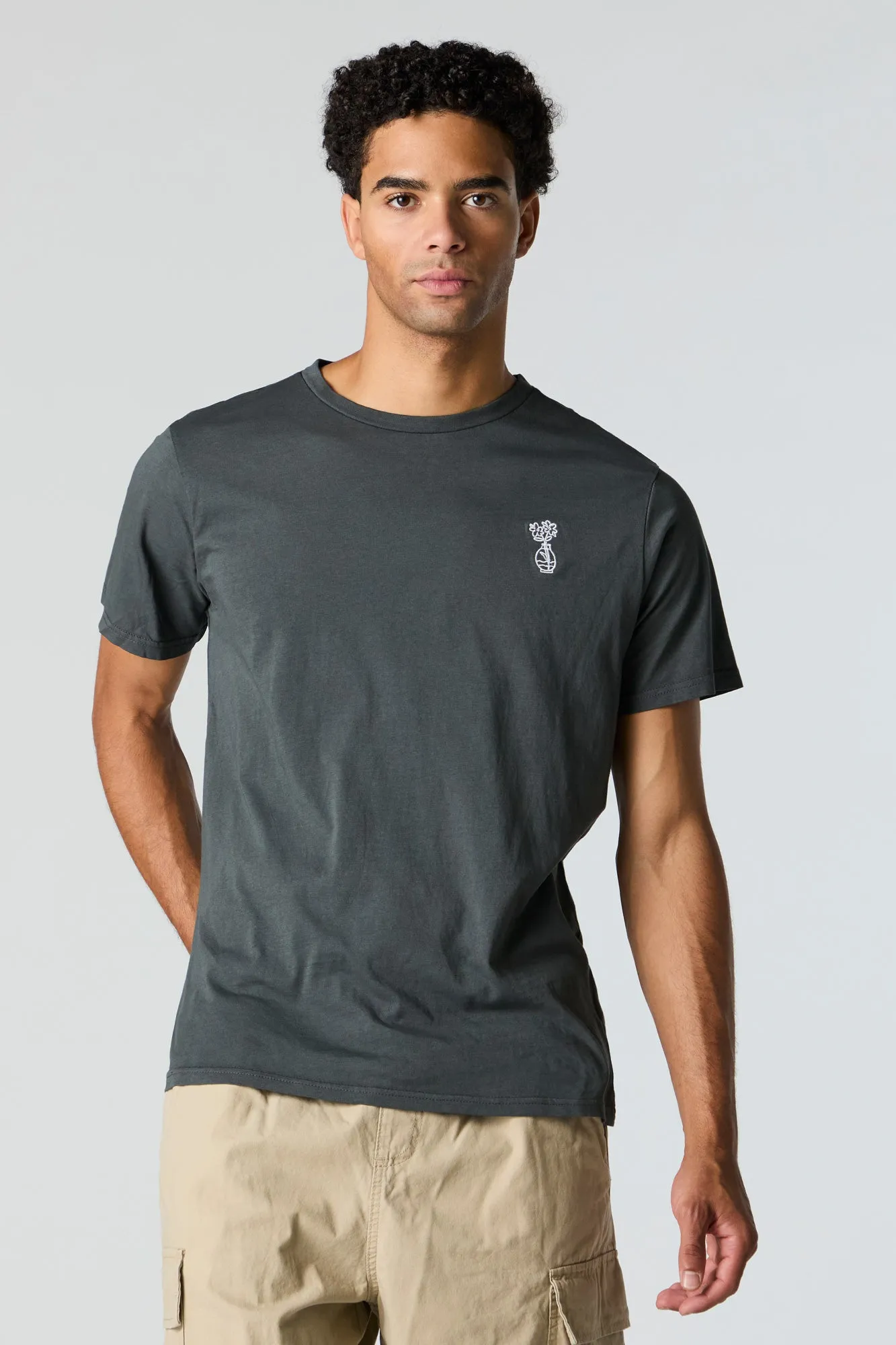 Embroidered T-Shirt sold by Charlotte Russe product image thumbnail 4