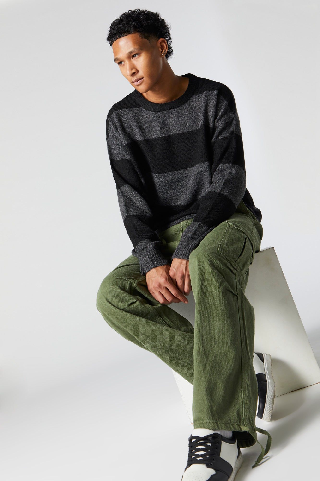 Denim Parachute Cargo Jogger sold by Charlotte Russe