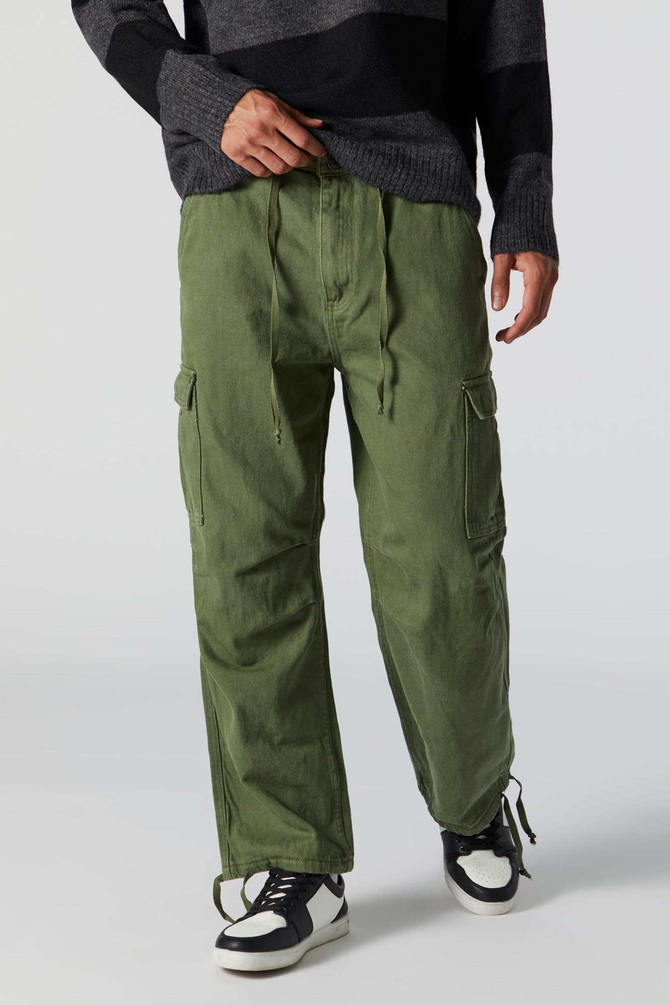 Denim Parachute Cargo Jogger sold by Charlotte Russe product image thumbnail 5