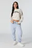 Los Angeles Embroidered Cropped Fleece Sweatshirt sold by Charlotte Russe