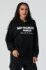 Embroidered Fleece Hoodie sold by Charlotte Russe