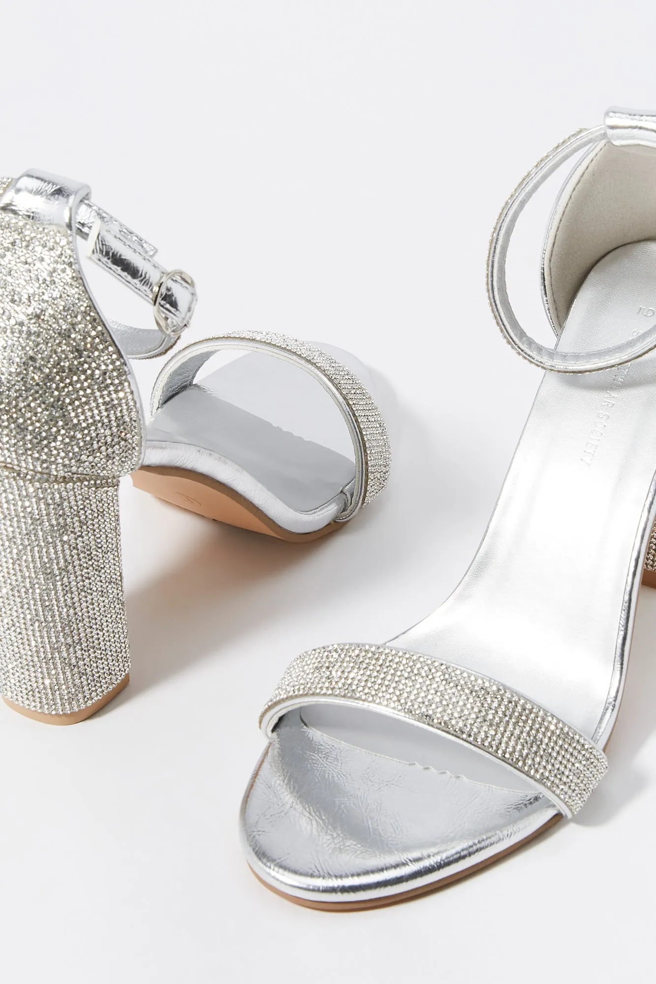 Silver Rhinestone High Heel sold by Charlotte Russe product image thumbnail 4