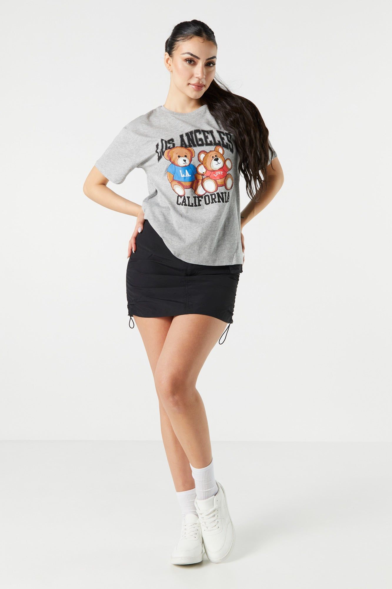 Los Angeles Teddy Graphic T-Shirt sold by Charlotte Russe product image thumbnail 3