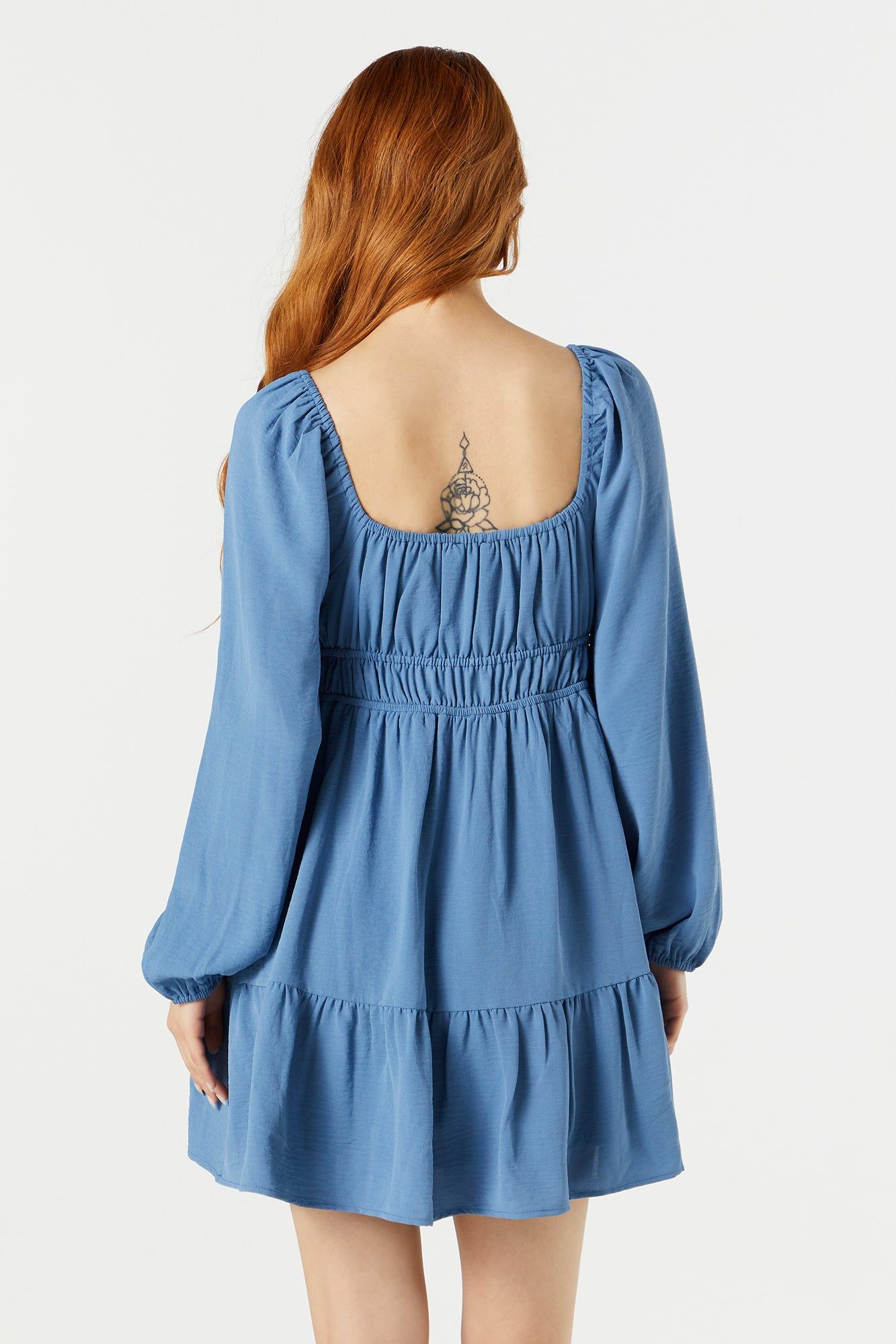 Sweetheart Tiered Babydoll Dress sold by Charlotte Russe product image thumbnail 2