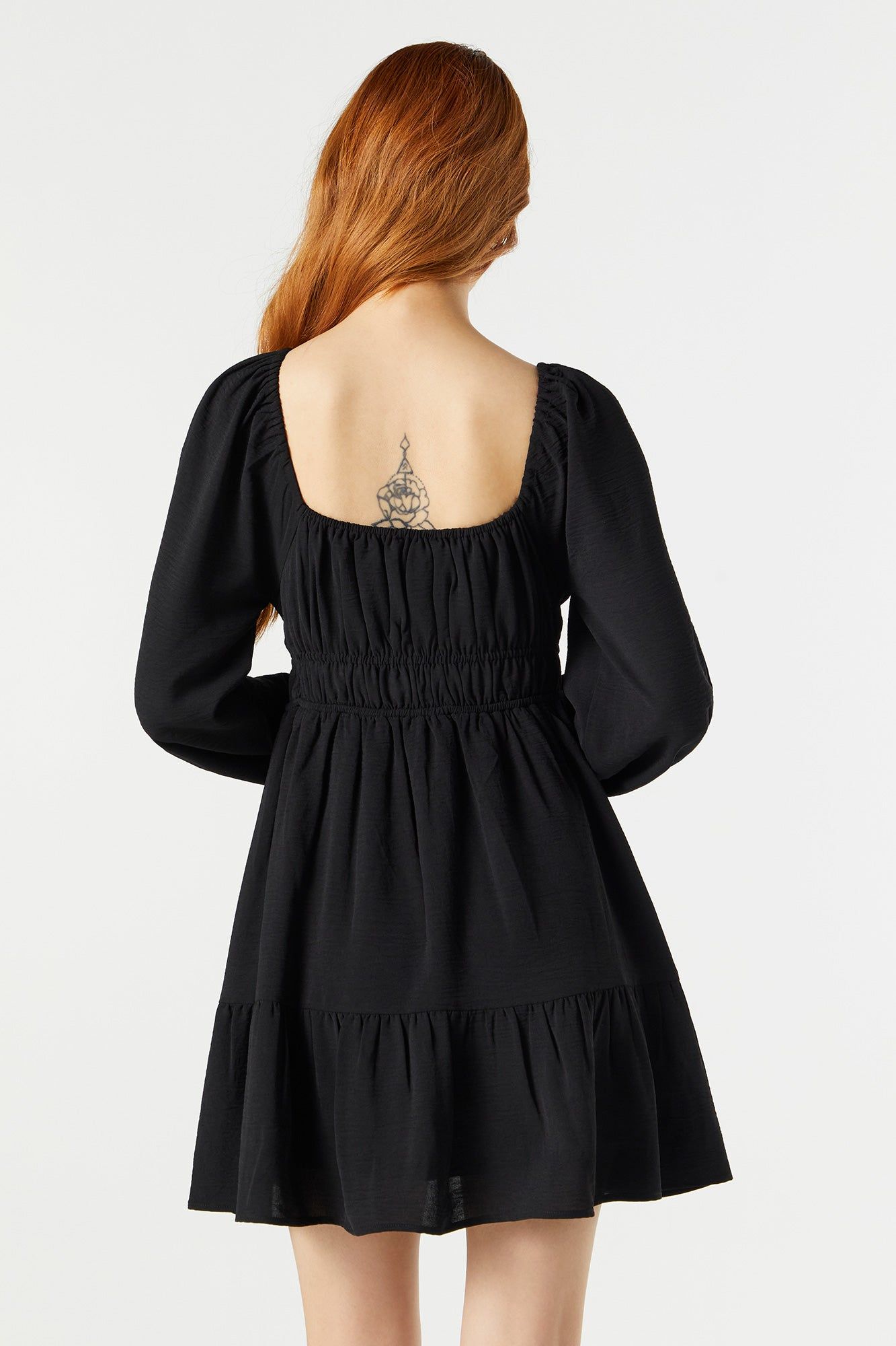 Sweetheart Tiered Babydoll Dress sold by Charlotte Russe product image thumbnail 5