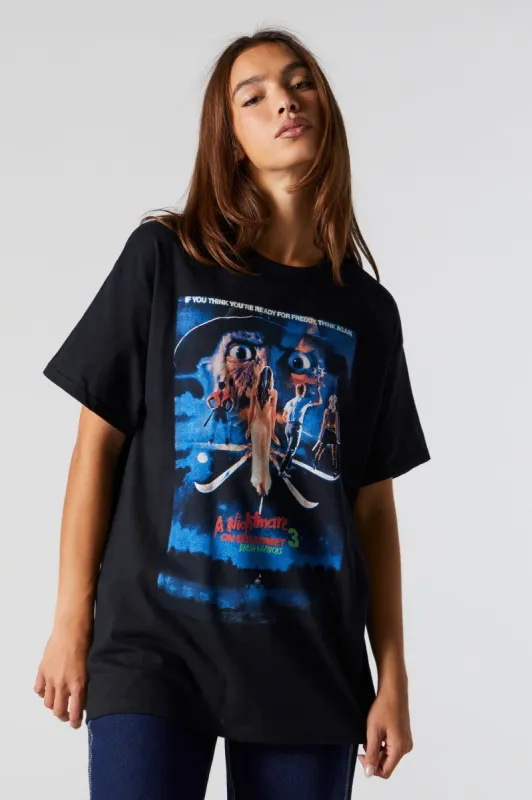 Nightmare on Elm Street Graphic Boyfriend T-Shirt made by Stitches