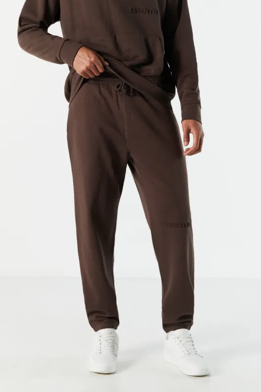 Essential Embossed Fleece Jogger sold by Charlotte Russe