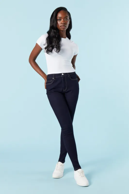 Miami Rinse Wash Skinny Jean sold by Charlotte Russe