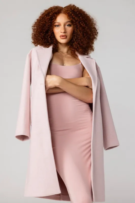 Pink Contour Sleeveless Bodycon Midi Dress sold by Charlotte Russe